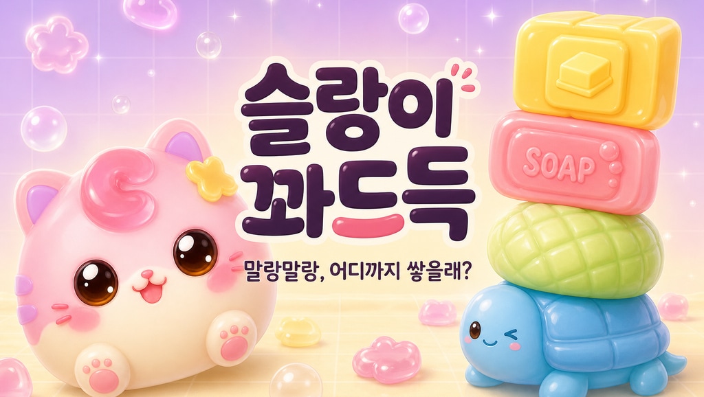 슬랑이 꽈드득 프로젝트 화면